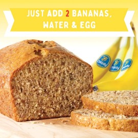 Concord Foods Banana Bread Mix: Easy Homemade Delight - Just Add Bananas, Egg, and Water! 13.7 Oz (Pack of 12)