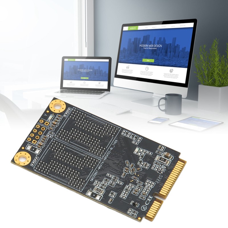 Internal Gaming SSD MSATA 6Gbps 3D TLC NAND ECC 500MB/s