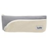 Luddite LD2T-LPNS-18 Pencil Case, Two-Tone Line Pencil Case, Slim, Gray,