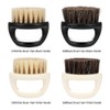 Beard Brush Wild Boar Bristles for Men Grooming Trimming Brushes