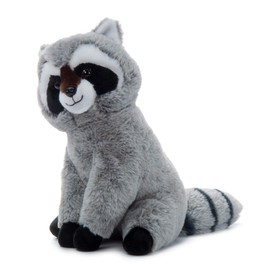 The Petting Zoo Raccoon Stuffed Animal Plushie, Gifts for Kids, Wild Onez Wildlife Zoo Animals, Raccoon Plush Toy 12 inches