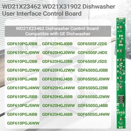 CHYKUANG Upgraded WD21X31902 WD21X23462 Dishwasher User Interface Control Board, WD21X31902C Control Board Compatible with GE Dishwasher, Replace Parts WD21X26179 WD21X32000
