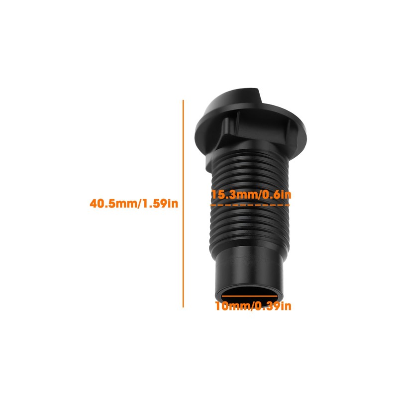 SG Store Toilet Flush Handle Threaded Bushing Replacement Compatible with