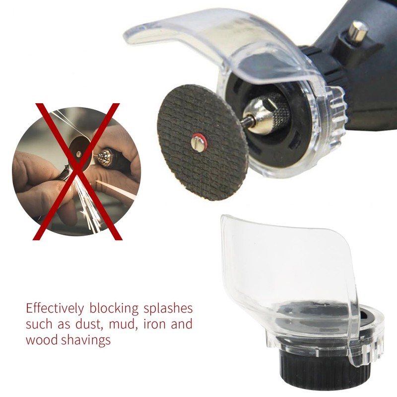 Bettli Rotary Tool Shield Attachment Kit,2 Pcs Drill Protector Safety