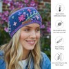 Pachamama Women Wool Ear Warmer Headband Fleece Lined Hand Embroidered