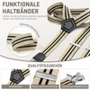 Glamexx24 Braces for Men with Pattern Robust Clips Y Shape