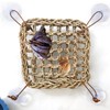 XUTONG Hermit Crab Climbing Toys, Seagrass Mat Lizard Hammock with