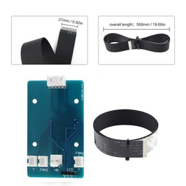 WANGCL 3D Printer Replacement Part Transfer Extruder Board Controller with FPC 20 Pin Ribbon Cable with Artileri Sidewinder X1 Accessories