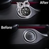 AUCELI Bling Owl Crystal Car Engine lgnition Start Stop Button