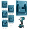 Pack of 6 Tool Holder Storage, TEPULAS Machine Holder Drill