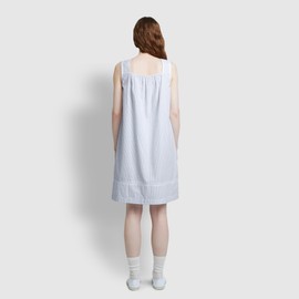 JAJU [JAJU] Women's Seersucker Shirring Sleeveless Pajama Dress (Choose 1 of 3)