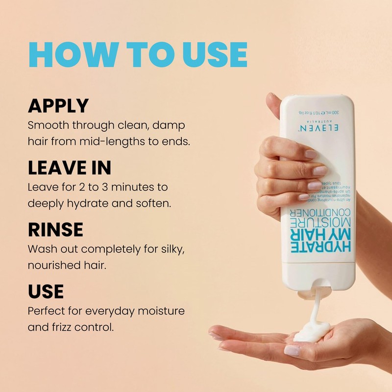 ELEVEN AUSTRALIA Hydrate My Hair Moisture Conditioner 10.1 Fl Oz