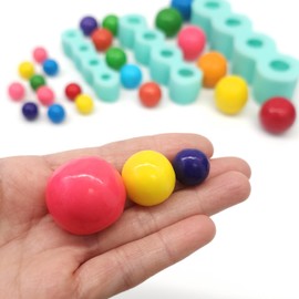 Gum ball Candy silicone mold, Set of 3 gum ball mold candy mold, realistic bubble gum mold