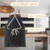HONG JIANG WOK Chef Apron for Women Men with 2