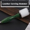 DIUDUS Leather Carving Hammer Leather Working Mallet Leather Maul DIY