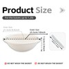 Round Pulp Sourdough Banneton Bread Proofing Basket Set 20 Bread