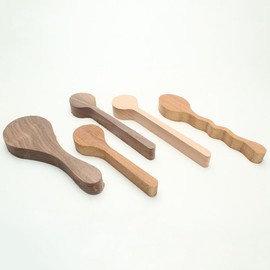 HEALLILY Wood Carving Spoon Walnut Blank Unfinished Wooden Spoon Craft Whittling Kit for Beginner Whitteler Wood Carvers