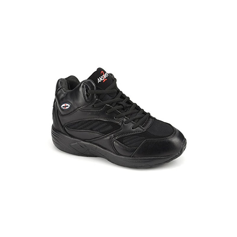 Apis Answer2 552-1 Men's Therapeutic Extra Depth Shoe: Black 12.5