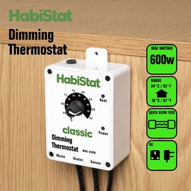 Habistat Dimming Thermostat 600W White