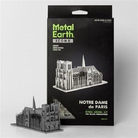 Fascinations Metal Earth ICONX NOTRE DAME de PARIS 3D Steel DIY Model Puzzle Kit