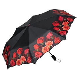VON LILIENFELD Folding umbrella "Bouquet of Roses"