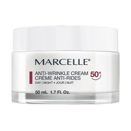 Crema antiarrugas Marcelle 50+, día y noche, crema antienvejecimiento