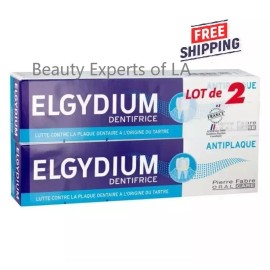 Elgydium 2 PACK Elgydium Anti-Plaque Toothpaste 75ml EXP 03/2027
