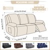 TAOCOCO Recliner Sofa Covers 8-Pieces Stretch Large Couch Covers for