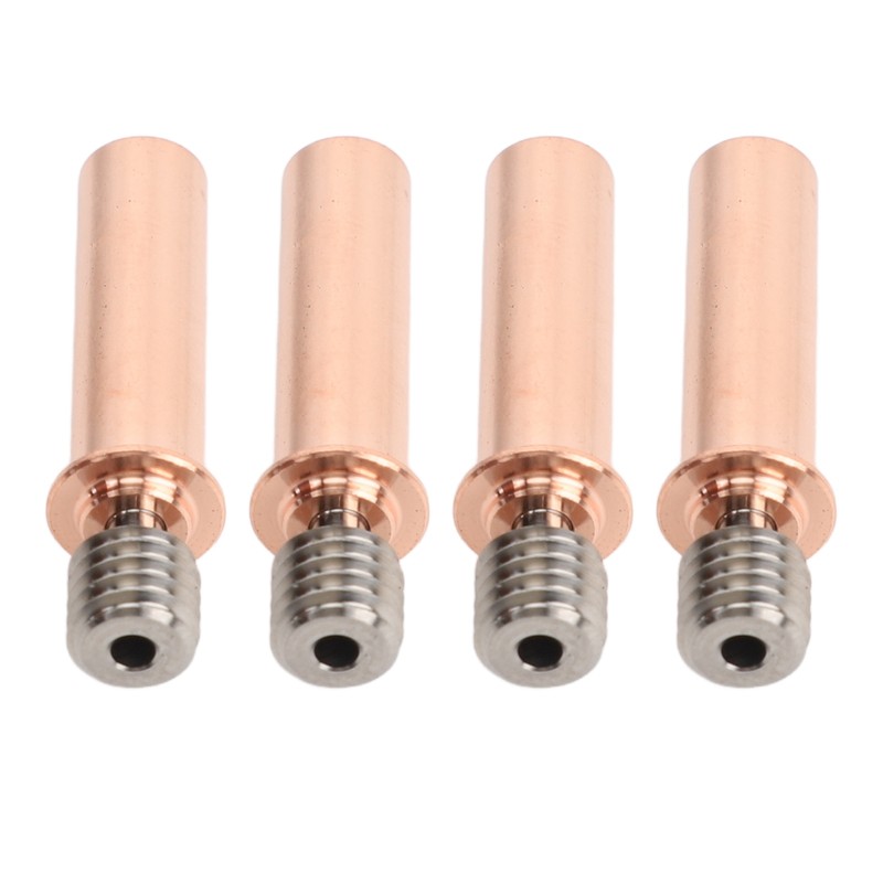 4pcs 3D Printer All Metal Heatbreak Professional Copper Alloy Extruder