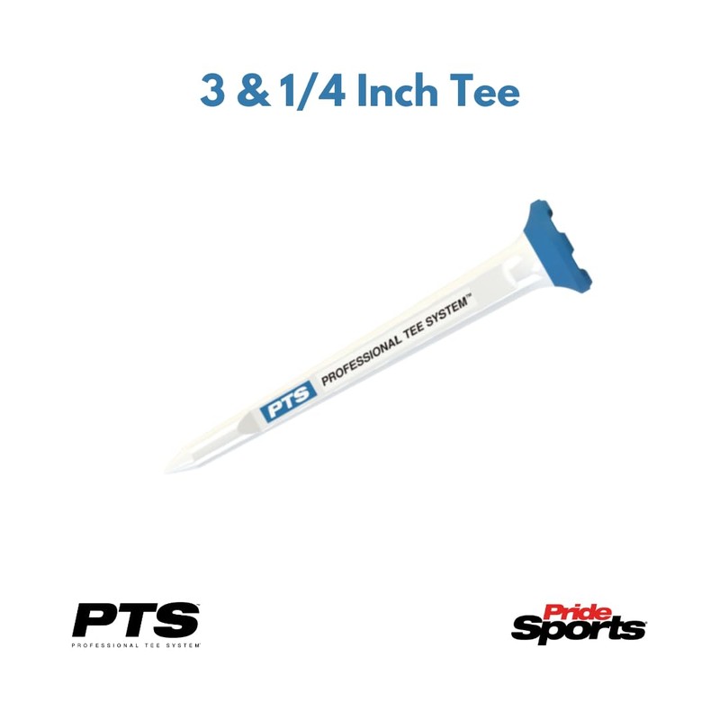 Pride Sports Maxx Pro 2.0 PTS Plastic Tees, Blue/Orange, 3-1/4