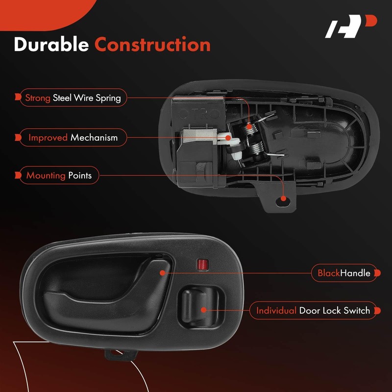 A-Premium Front Right Passenger Side Interior Door Handle Compatible with