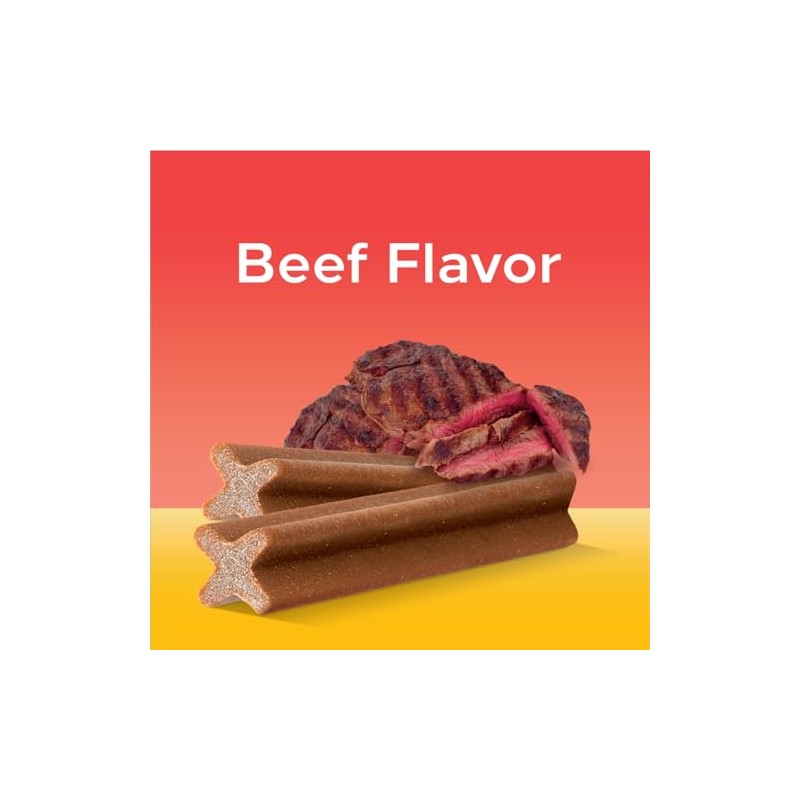 Pedigree DENTASTIX Beef Flavor Large Treats for Dogs - Value