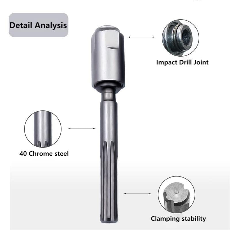 SDS Max to SDS Plus Adapter, 40 Chrome Steel Hammer