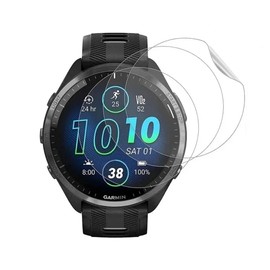 Renwox 5pcs Hydrogel Screen Protector for Garmin Forerunner 55 Flexible HD Clear Screen Protector TPU [Touch Sensitive] [Bubble-Free] Easy Installation Kit