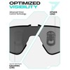 Galvanic Replacement Lenses for Oakley Radar Range Sunglasses - Black
