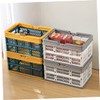 BESPORTBLE Folding Basket Handle Cube Storage Office Organiser Plastic Snack