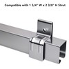 BIAXJUNY Barn Door Hardware, Heavy Duty Box Rail Hanger Bracket,