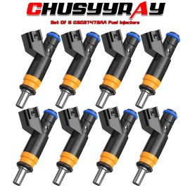 CHUSYYRAY 8x Fuel Injectors For 11-17 RAM 1500 2500 3500/06-17 Dodge 5.7L V8 05037479AA US