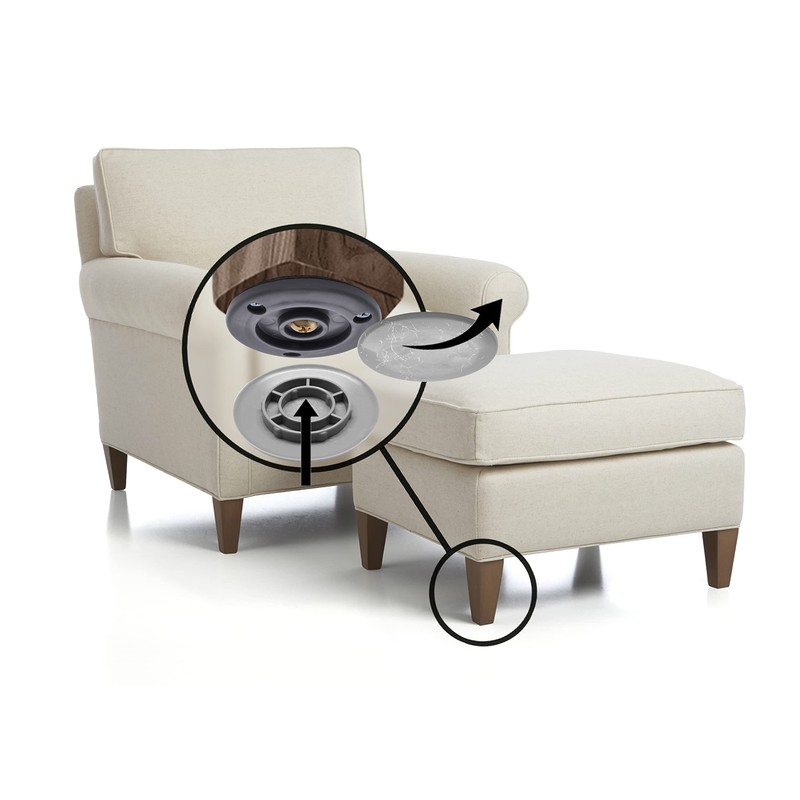 GorillaGlides CB504 Replacement Slider Cap Inserts for GorillaGlides Model CB503