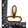 Wuuycoky Bronze 1" Inner Diameter Oval Ring Small Olive Buckle