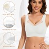 DOCUMO Seamless Bras for Women No Underwire Comfortable Push Up