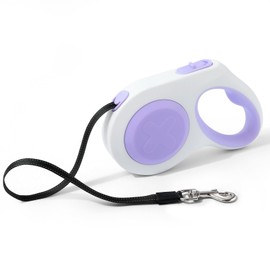 PAWDAY Retractable Dog Leash, 9.84/16.4 ft Tangle Free Retractable Leash for Small Medium Large Dogs Up to 65lbs, One-Handed Brake/Pause/Lock, Anti-Slip Handle