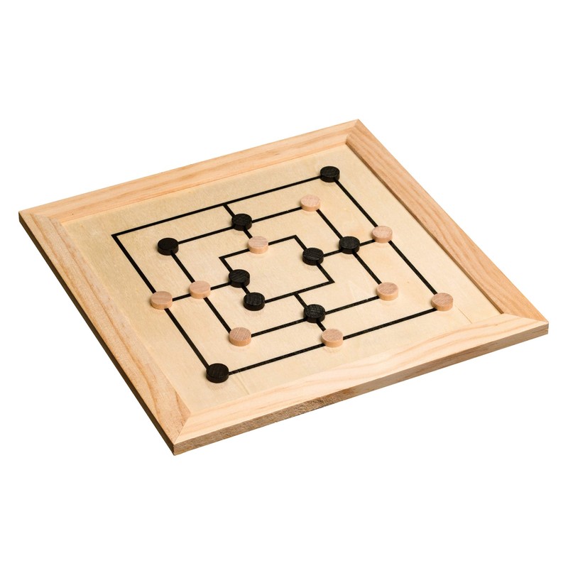 Philos 3099 - Holz-Spielesammlung, klein, mit 10 Spielmöglichkeiten