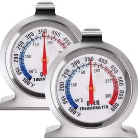 Lightbeam 2" Dial Oven Thermometer with Temperature Range 100°F to 600°F, Instand Read Large Dial Kitchen Thermometer for Baking, Grill & Smoker