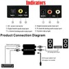 Tuperoymse Digital to Analog Audio Converter Optical Fiber Toslink Coaxial