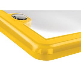 WeatherTech ClearCover License Plate Cover and Frame, Golden Yellow