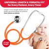 Ever Ready First Aid Dual Head Stethoscope - Orange
