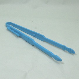 Tanabe Hardware Snack Tongs, Aqua Blue 1627