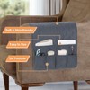 uxcell Couch Sofa Armrest Organizer Non-Slip Chair Arm Recliner Remote