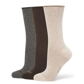 HUE Women's Jeans Sock (Pack of 3), Heather Pack, One Size